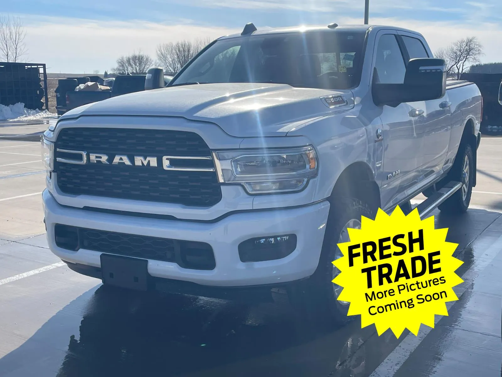 White 2023 Ram 2500 Big Horn for sale in Charles City, IA