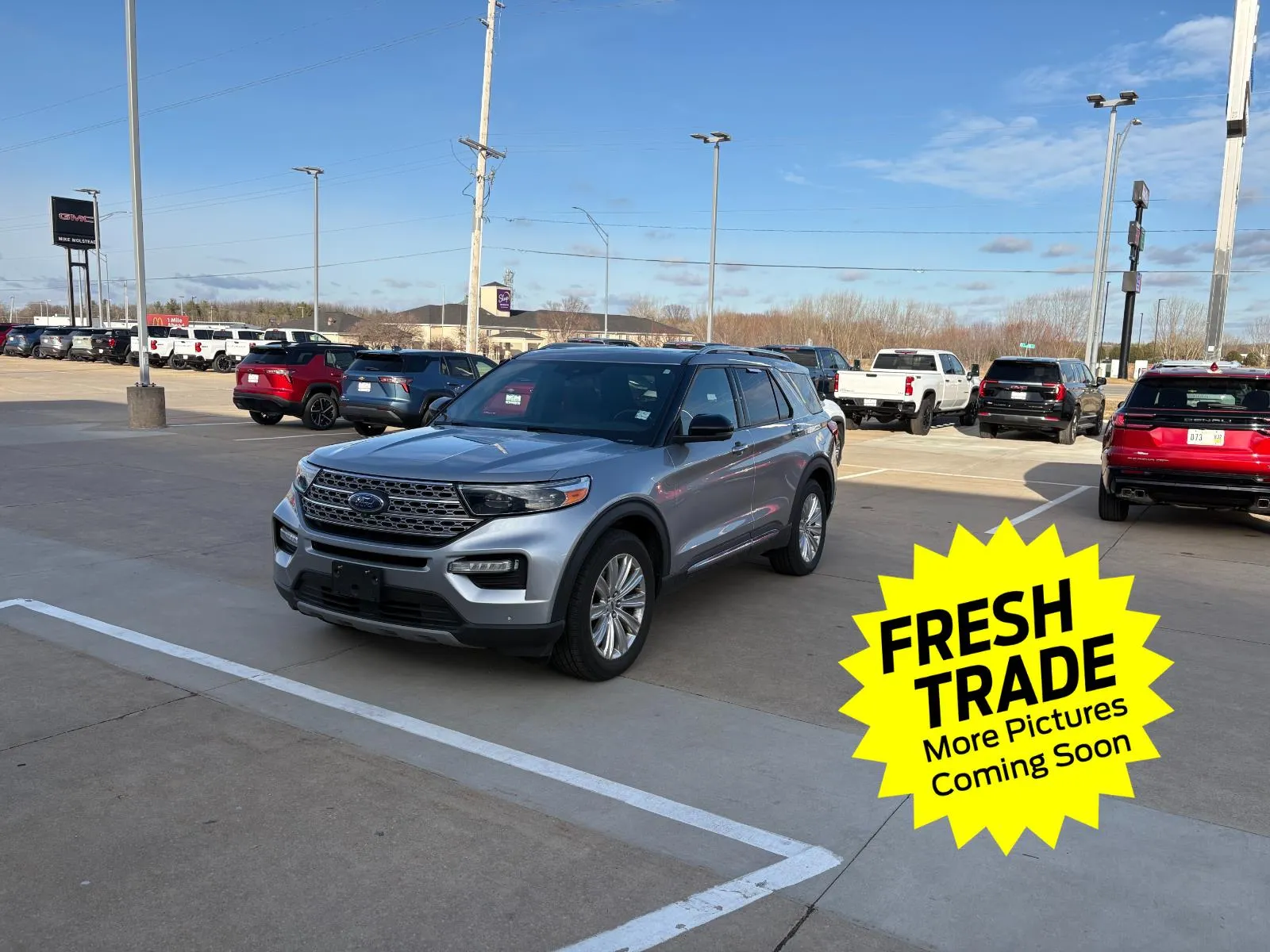 Silver 2020 Ford Explorer Limited for sale in Charles City, IA