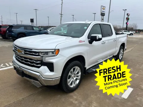 White 2023 Chevrolet Silverado 1500 LTZ for sale in Charles City, IA