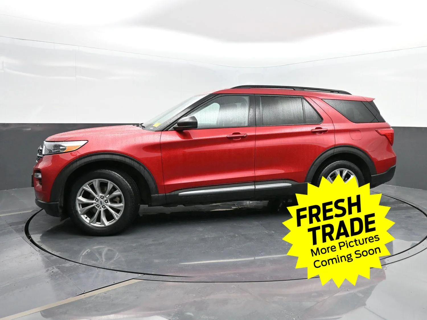 Red 2021 Ford Explorer XLT for sale in Charles City, IA