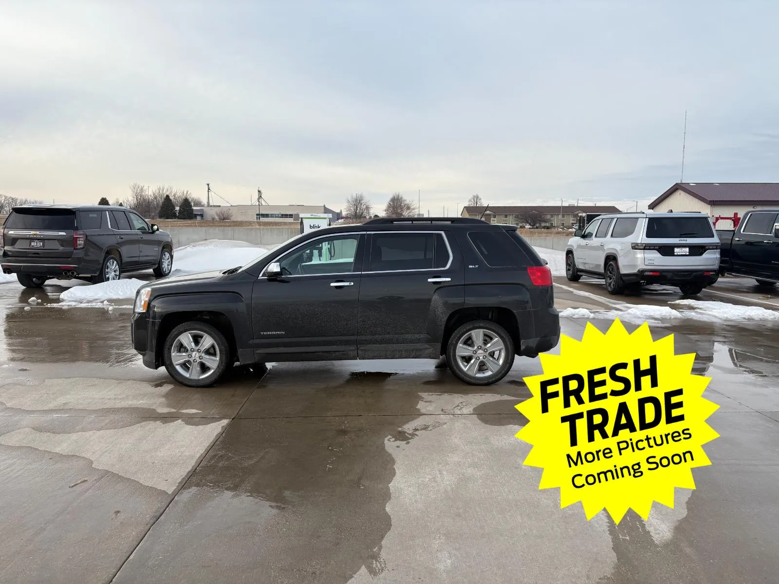 Black 2015 GMC Terrain SLT for sale in Charles City, IA