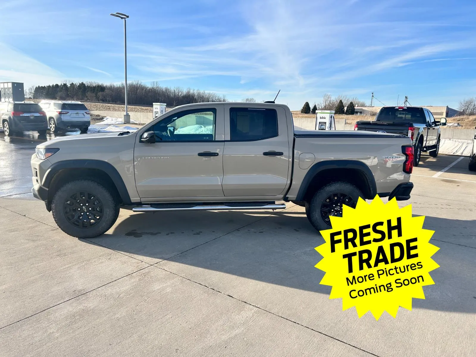 Beige 2023 Chevrolet Colorado 4WD Trail Boss for sale in Charles City, IA
