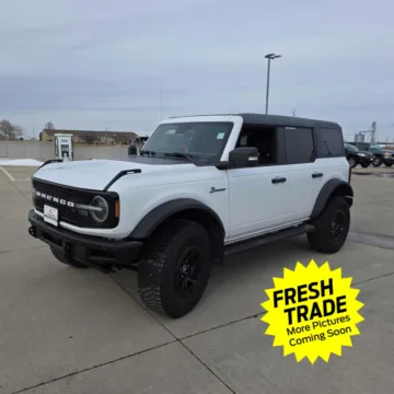 White 2024 Ford Bronco Wildtrak for sale in Charles City, IA