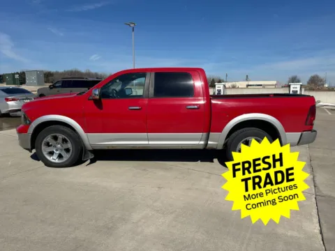 Red 2012 Ram 1500 Laramie for sale in Charles City, IA