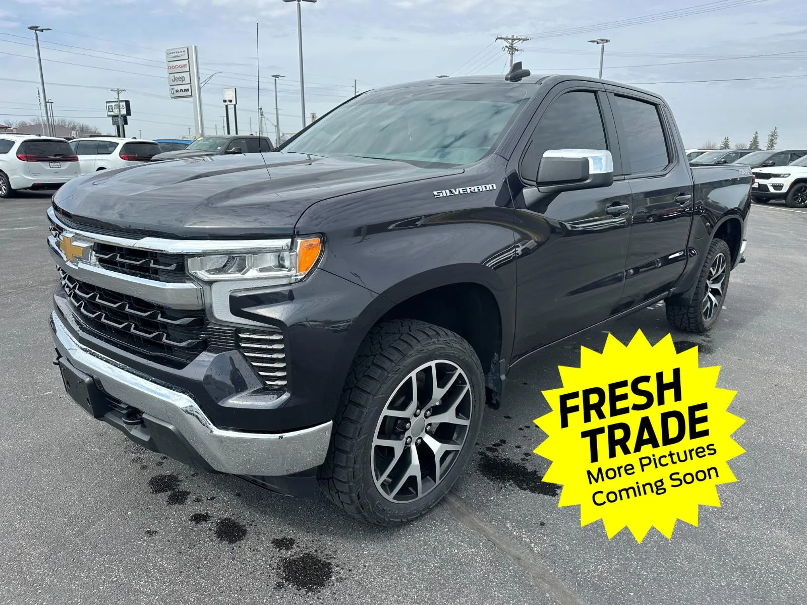 Gray 2023 Chevrolet Silverado 1500 LT for sale in Charles City, IA