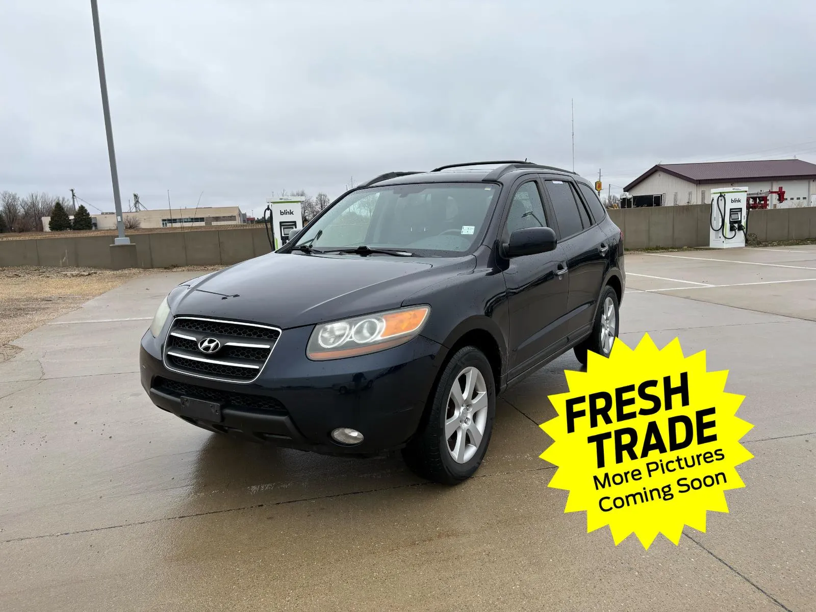Gray 2007 HYUNDAI SANTA FE for sale in Charles City, IA