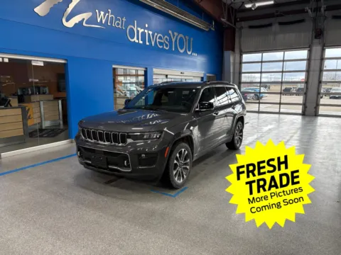 Gray 2021 Jeep Grand Cherokee L Overland for sale in Charles City, IA