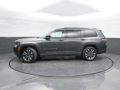 Gray 2021 Jeep Grand Cherokee L Overland for sale in Charles City, IA