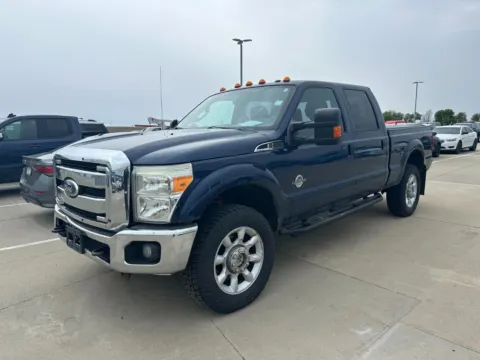 Blue 2011 Ford Super Duty F-350 Lariat for sale in Charles City, IA