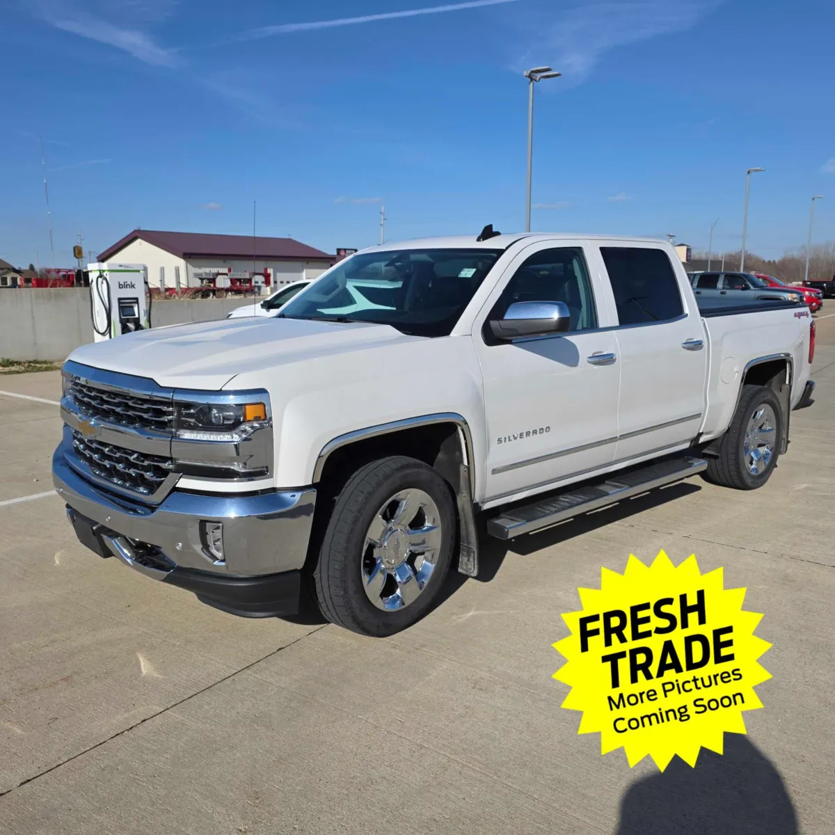 White 2017 Chevrolet Silverado 1500 LTZ for sale in Charles City, IA