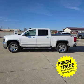 White 2017 Chevrolet Silverado 1500 LTZ for sale in Charles City, IA