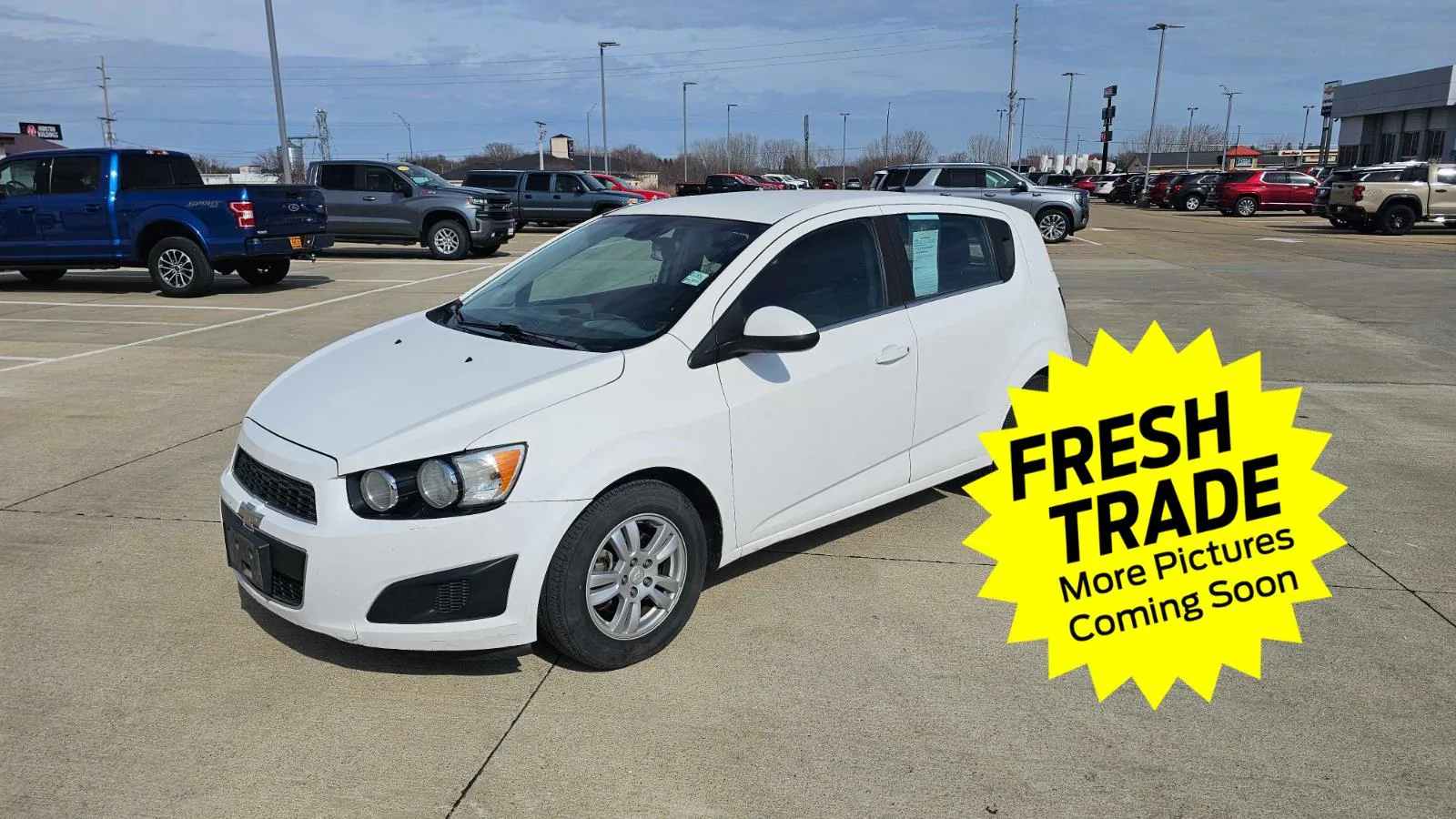 White 2013 Chevrolet Sonic LT for sale in Charles City, IA