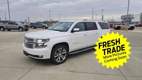 White 2016 Chevrolet Suburban LTZ for sale in Charles City, IA