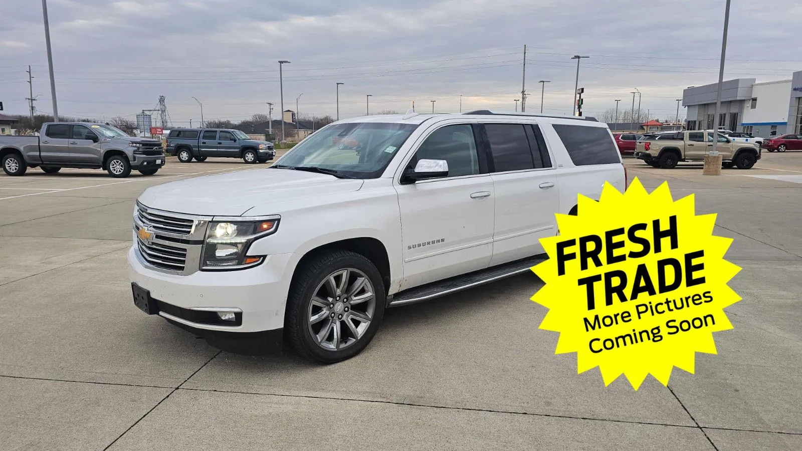 White 2016 Chevrolet Suburban LTZ for sale in Charles City, IA