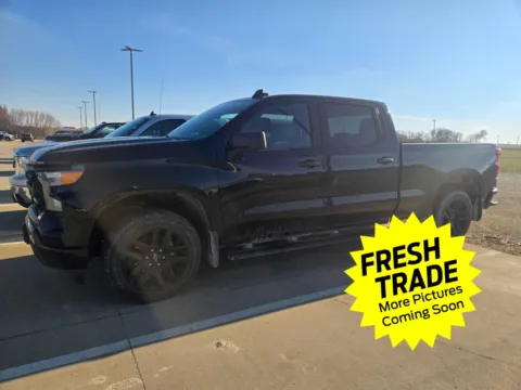 Black 2023 Chevrolet Silverado 1500 Custom for sale in Charles City, IA