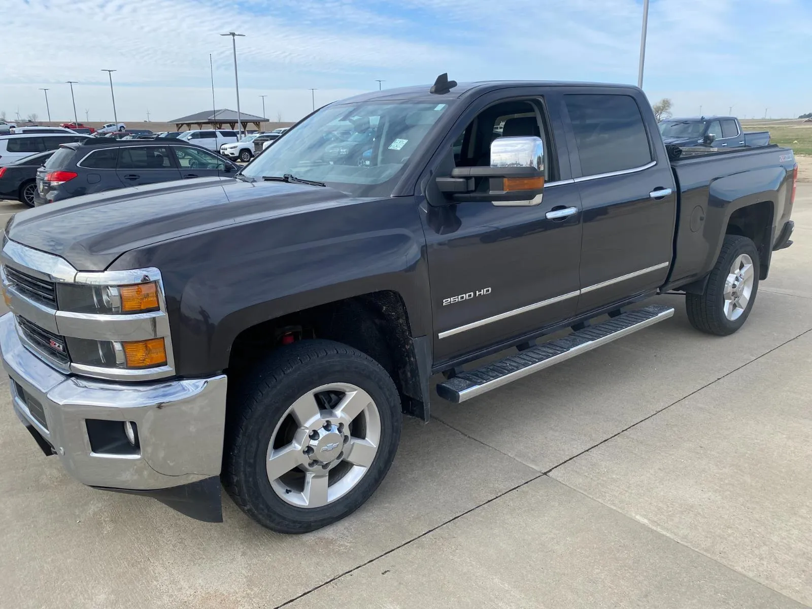 Gray 2016 Chevrolet Silverado 2500HD LTZ for sale in Charles City, IA