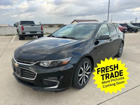 Black 2017 Chevrolet Malibu LT for sale in Charles City, IA