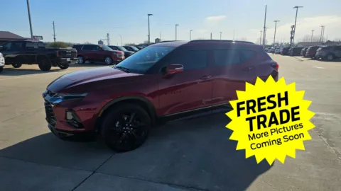 Red 2021 Chevrolet Blazer RS for sale in Charles City, IA