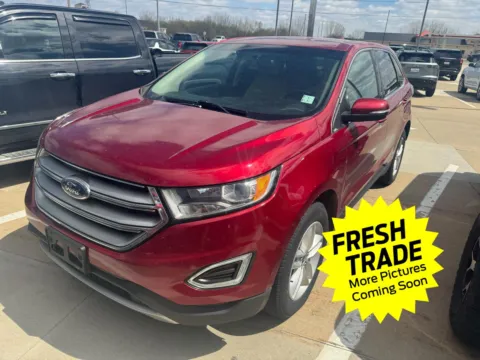 Red 2017 Ford Edge SEL for sale in Charles City, IA