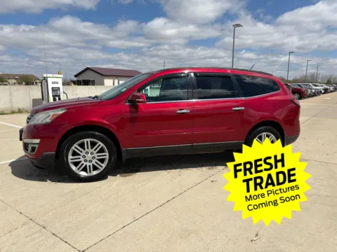 Red 2013 Chevrolet Traverse LT for sale in Charles City, IA