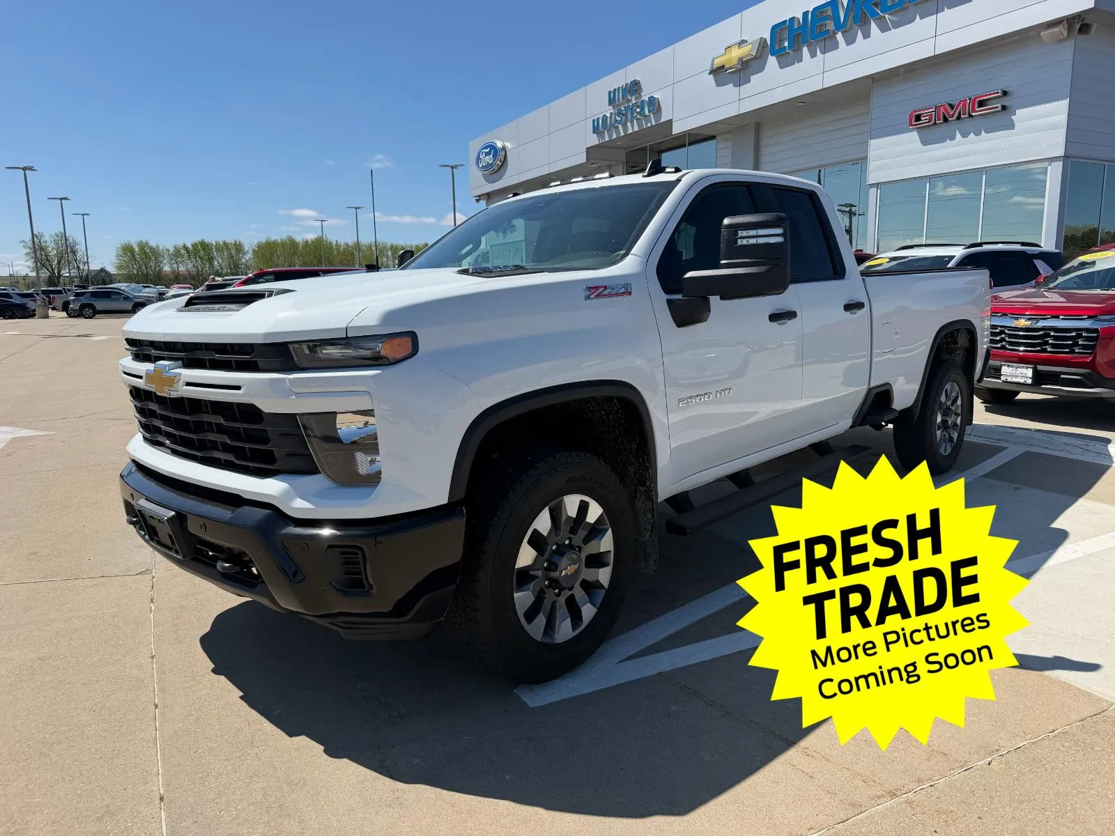 White 2025 Chevrolet Silverado 2500HD Custom for sale in Charles City, IA