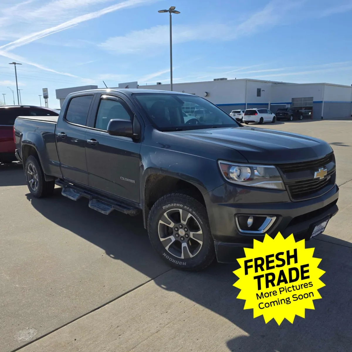 Gray 2015 Chevrolet Colorado 4WD Z71 for sale in Charles City, IA