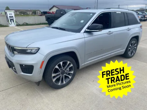 Silver 2023 Jeep Grand Cherokee Overland for sale in Charles City, IA