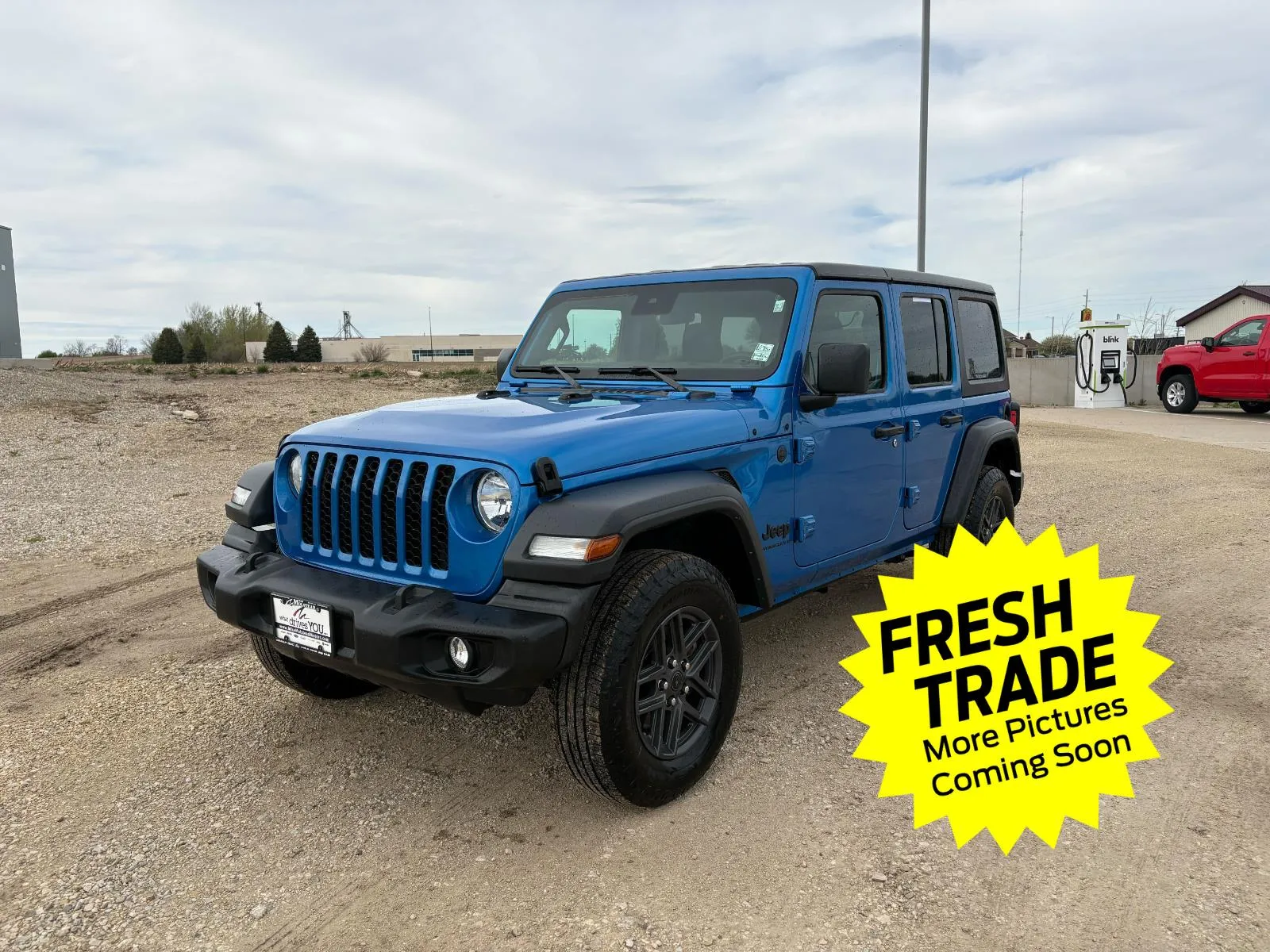 Blue 2024 Jeep Wrangler Sport S for sale in Charles City, IA