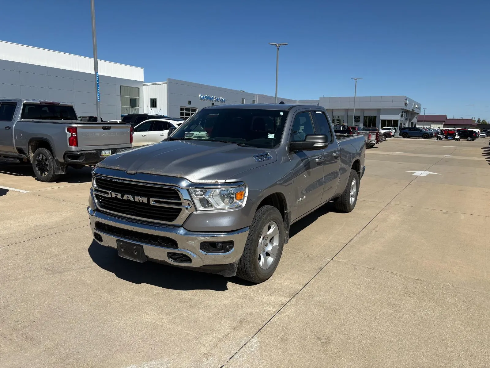 Silver 2021 Ram 1500 Big Horn for sale in Charles City, IA