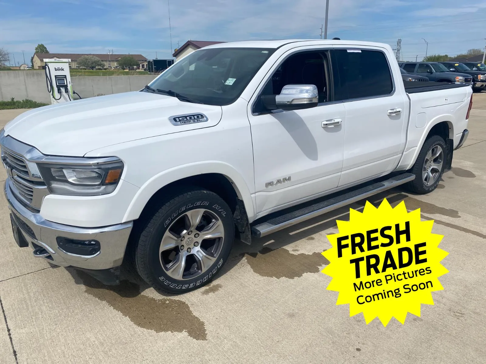 White 2022 Ram 1500 Laramie for sale in Charles City, IA