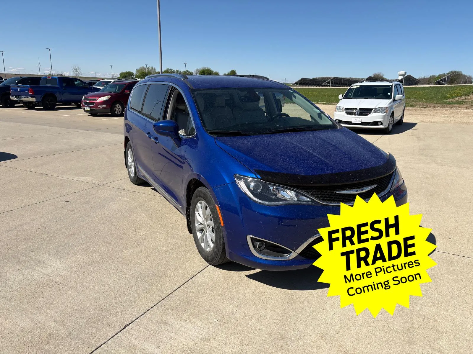 Blue 2018 Chrysler Pacifica Touring L Plus for sale in Charles City, IA