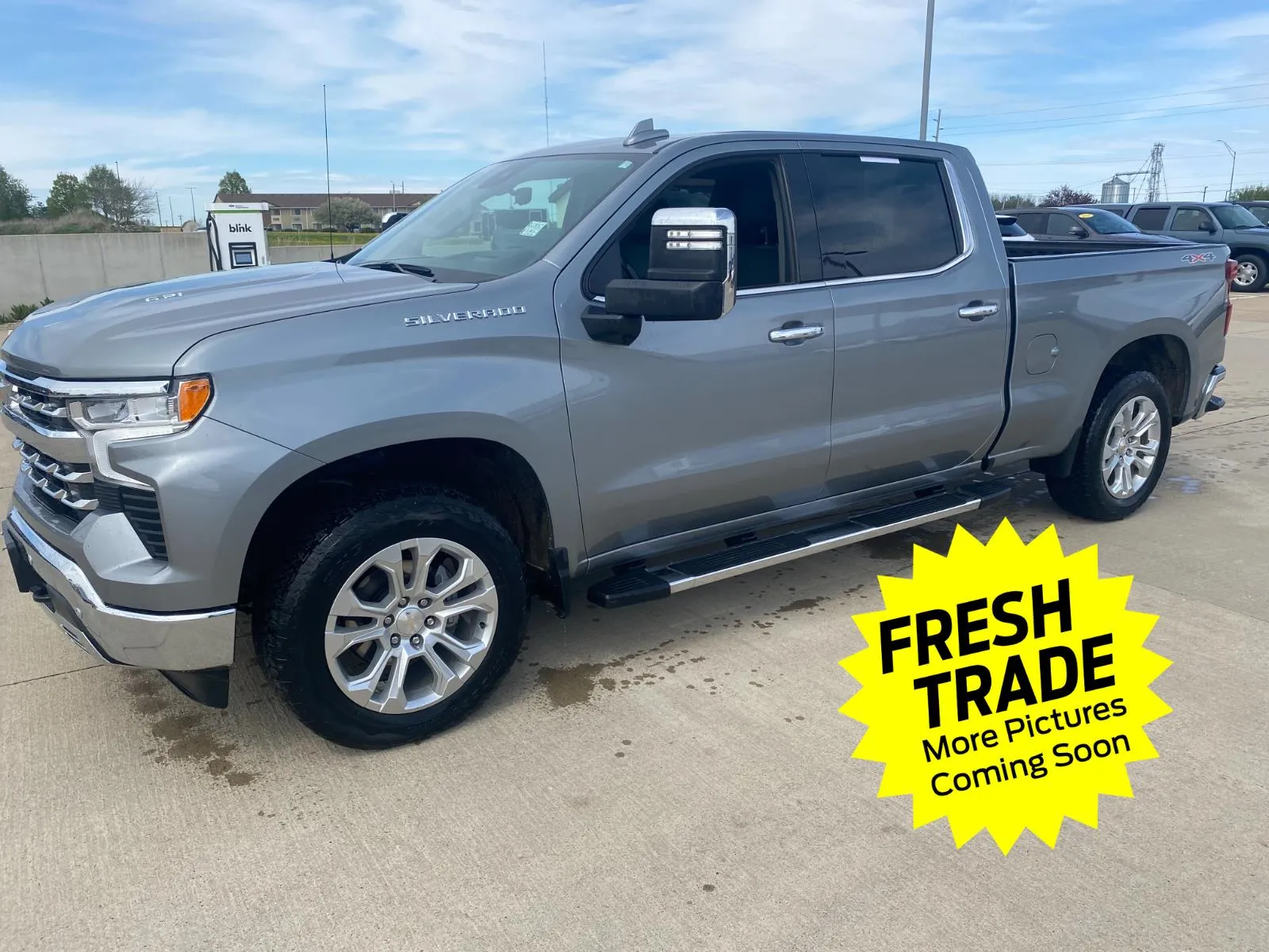 Gray 2024 Chevrolet Silverado 1500 LTZ for sale in Charles City, IA