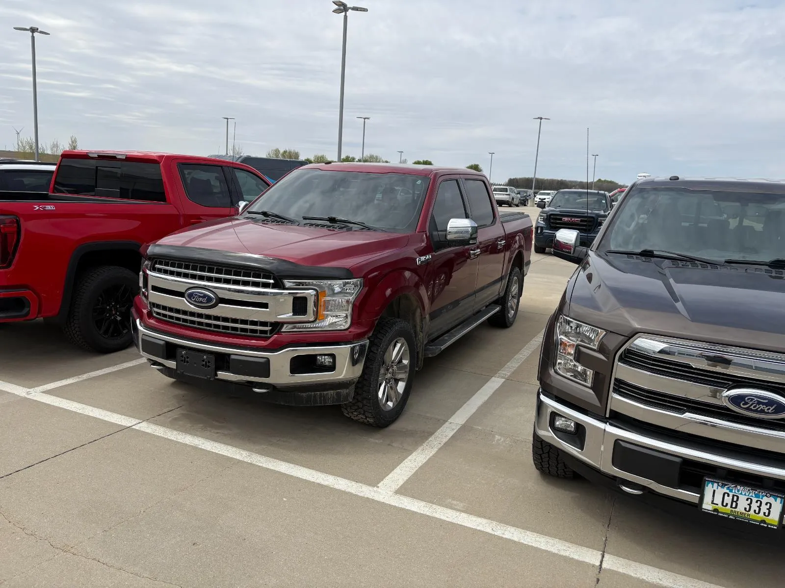 Red 2018 Ford F-150 XLT for sale in Charles City, IA