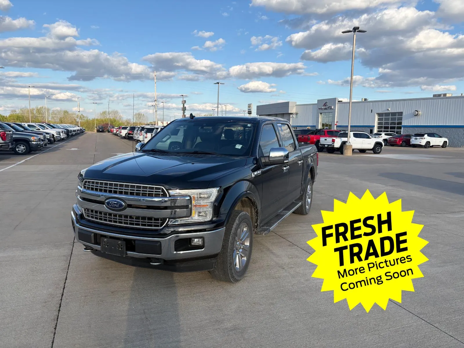 Black 2018 Ford F-150 LARIAT for sale in Charles City, IA