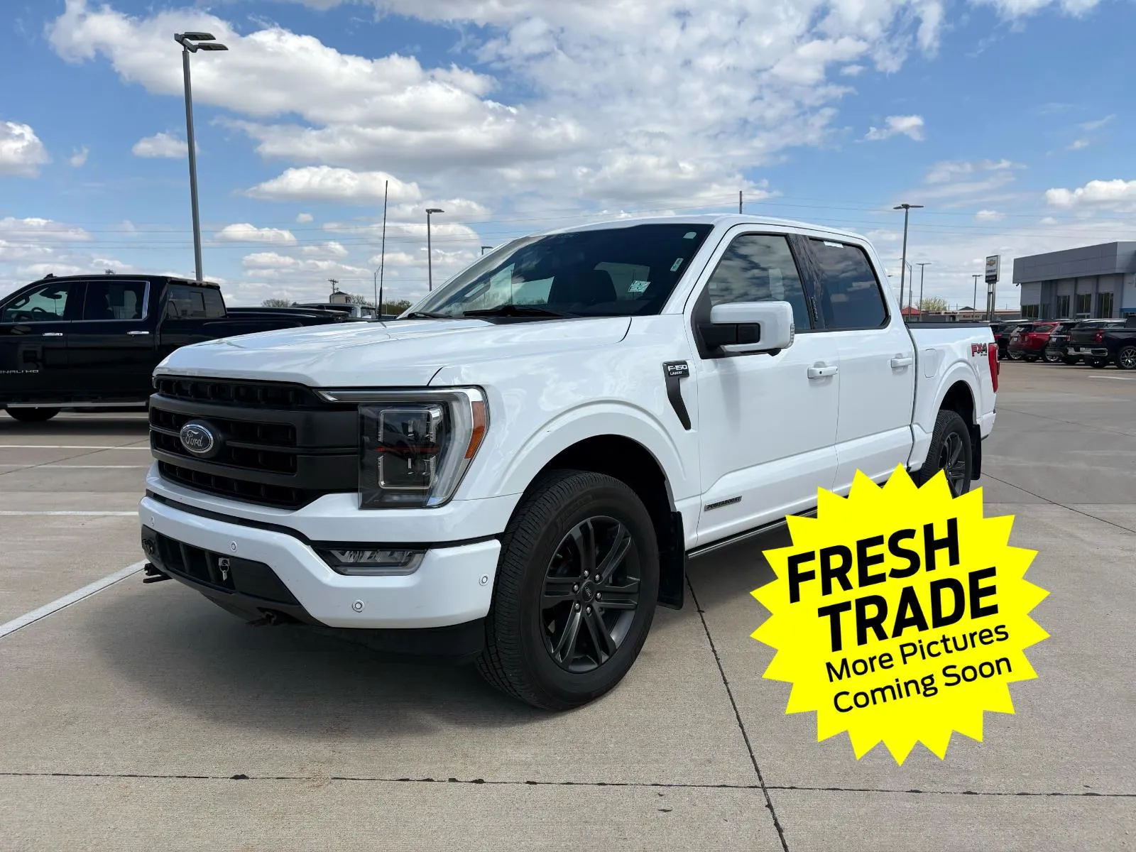 White 2021 Ford F-150 LARIAT for sale in Charles City, IA
