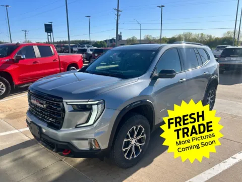 Gray 2024 GMC Acadia AWD AT4 for sale in Charles City, IA