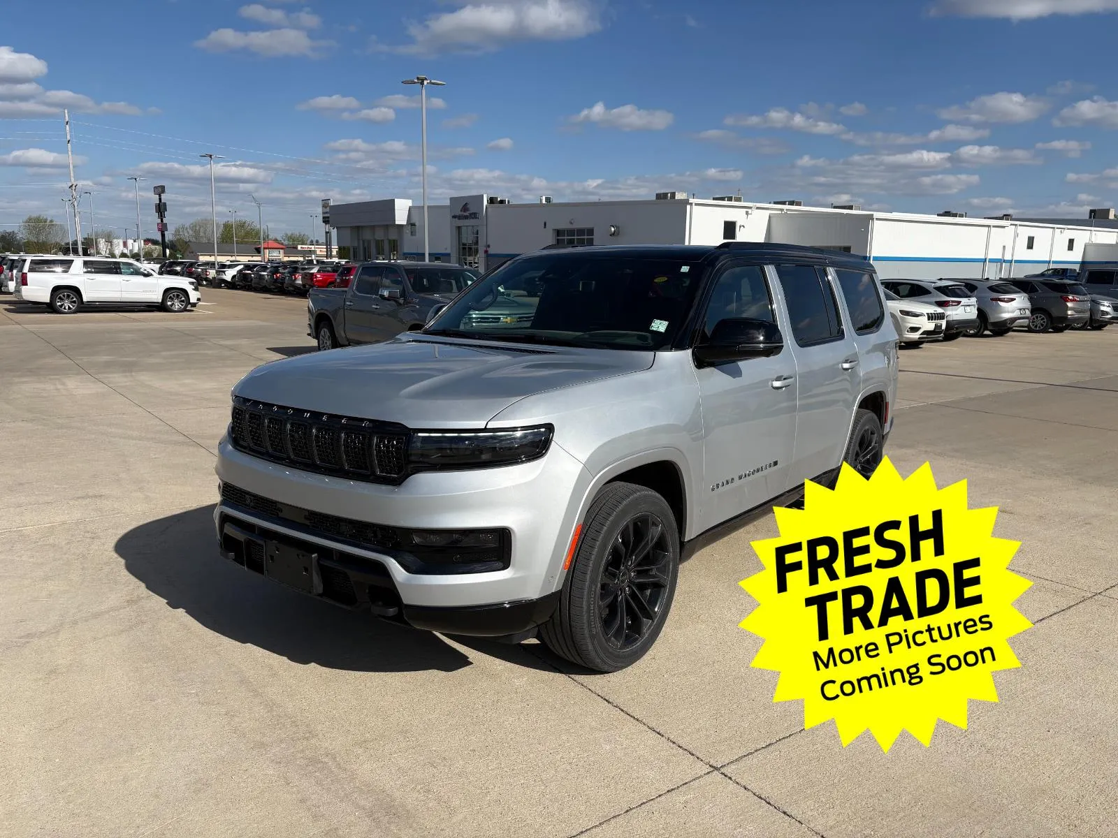 Silver 2024 Jeep Grand Wagoneer Series III Obsidian for sale in Charles City, IA