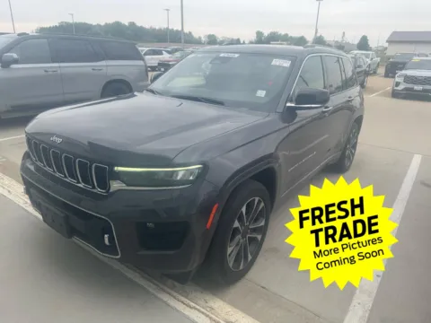 Gray 2022 Jeep Grand Cherokee Overland for sale in Charles City, IA