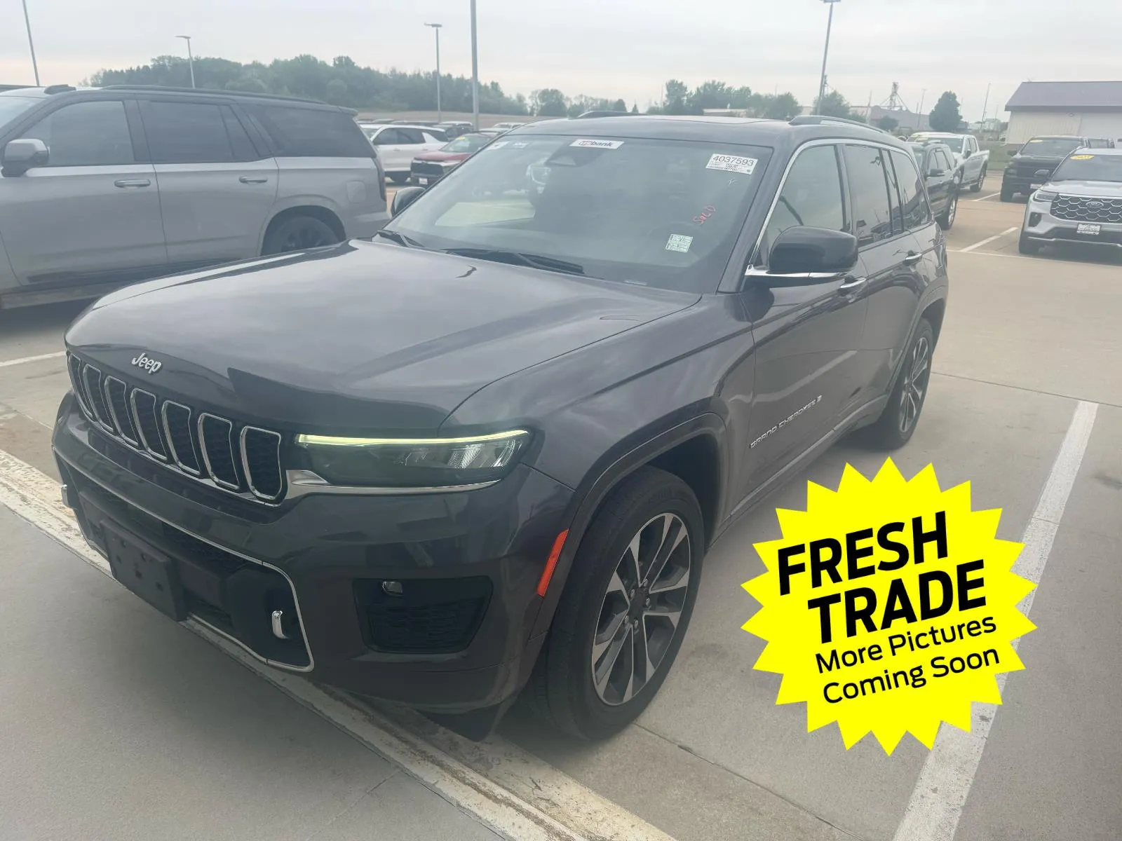 Gray 2022 Jeep Grand Cherokee Overland for sale in Charles City, IA