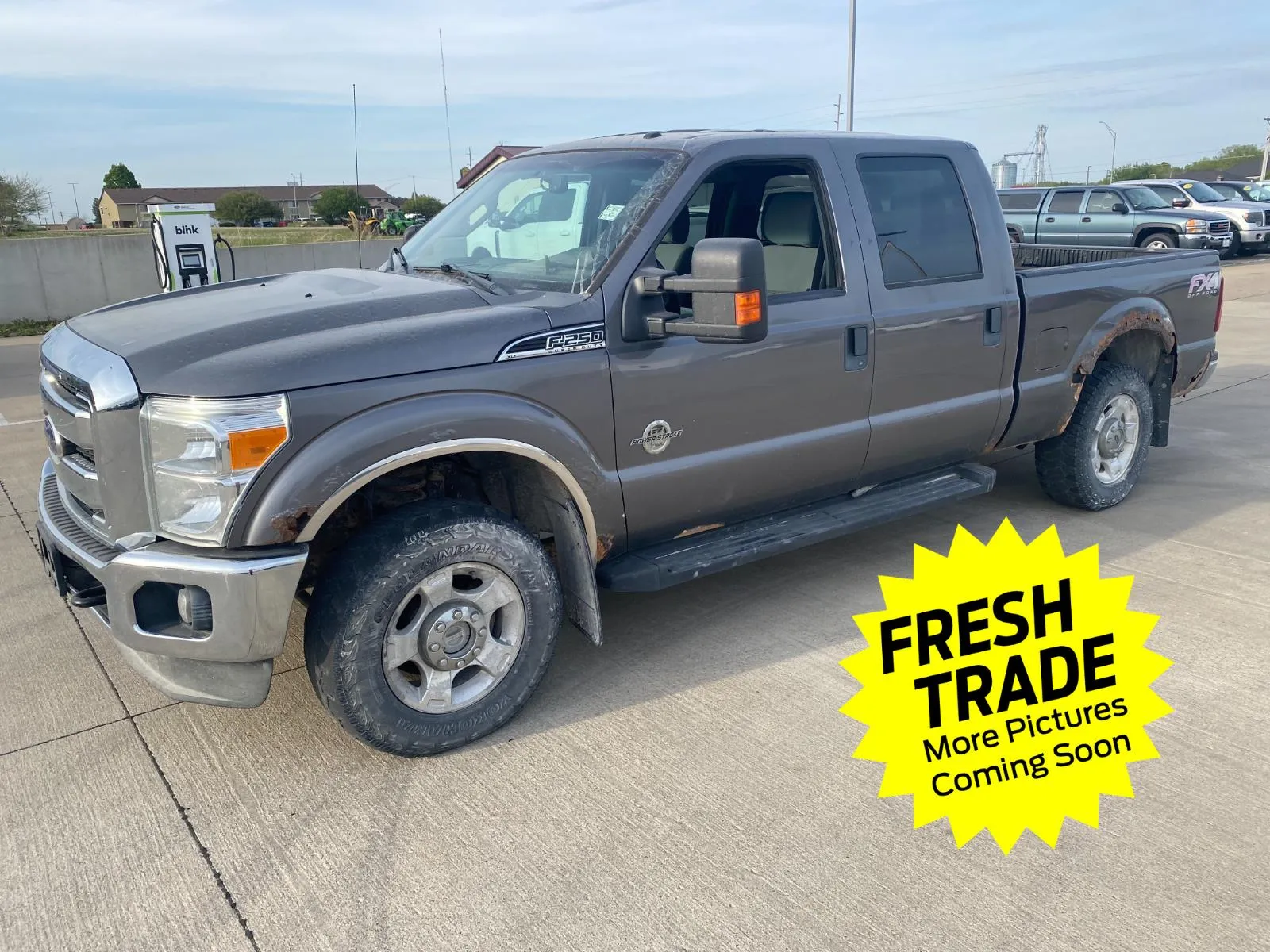 Blue 2012 Ford Super Duty F-250 SRW XLT for sale in Charles City, IA