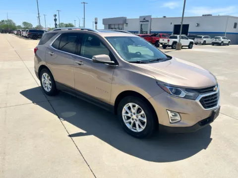 Beige 2018 Chevrolet Equinox LT for sale in Charles City, IA