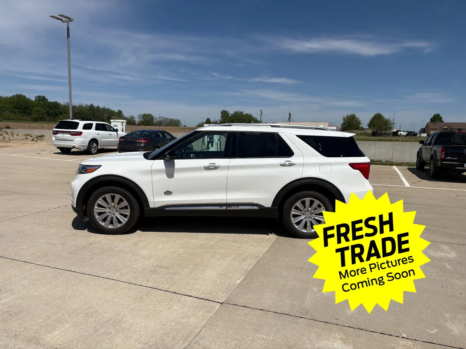 White 2023 Ford Explorer King Ranch for sale in Charles City, IA