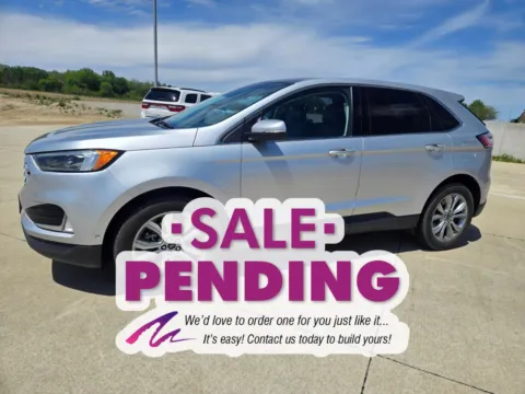 Silver 2019 Ford Edge Titanium for sale in Charles City, IA