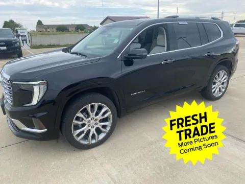 Black 2025 GMC Acadia AWD Denali for sale in Charles City, IA