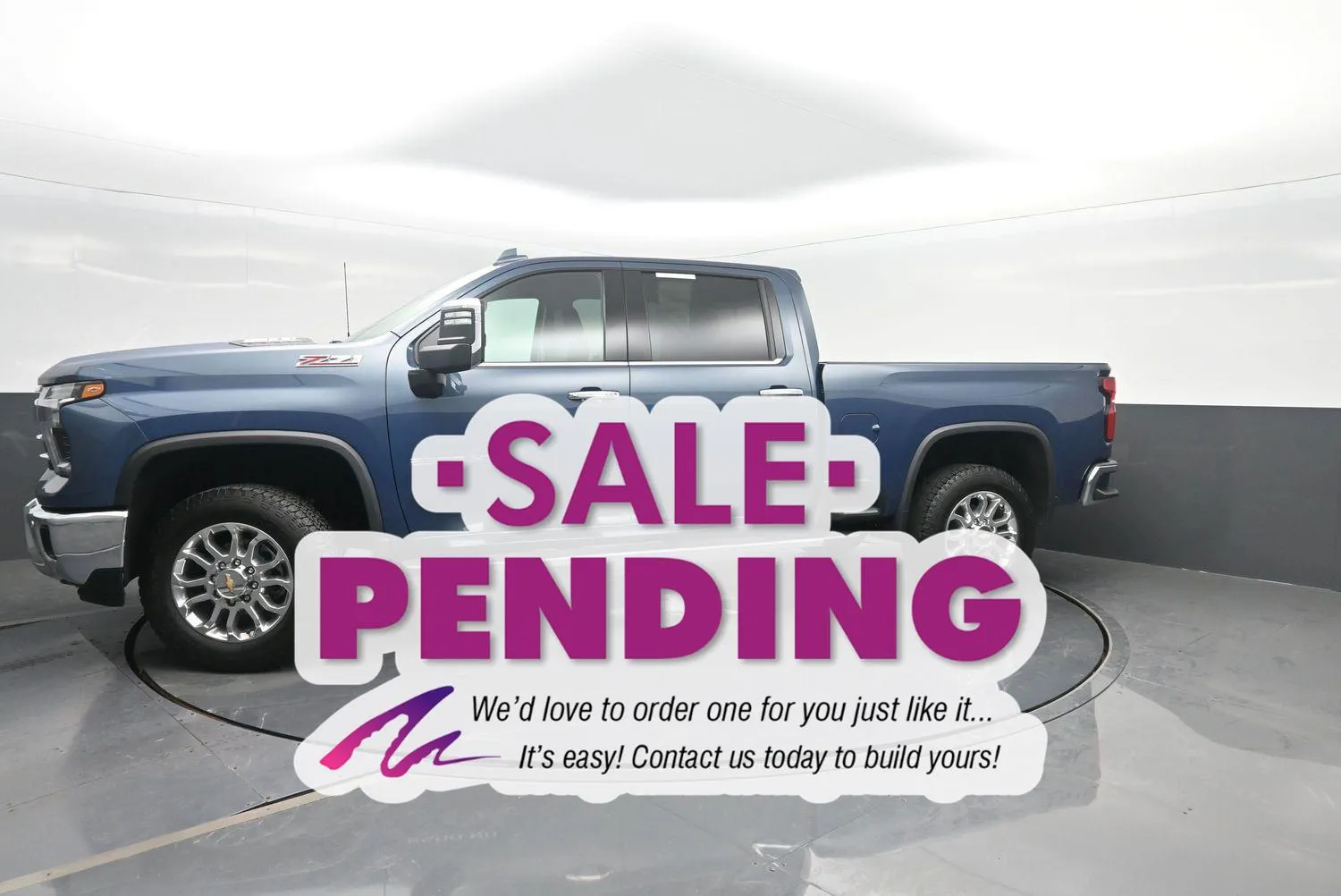 Blue 2025 Chevrolet Silverado 2500HD LTZ for sale in Charles City, IA