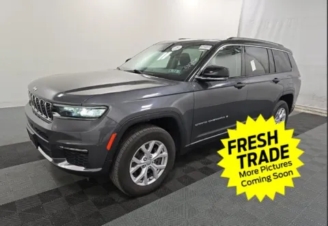 Gray 2022 Jeep Grand Cherokee L Limited for sale in Charles City, IA