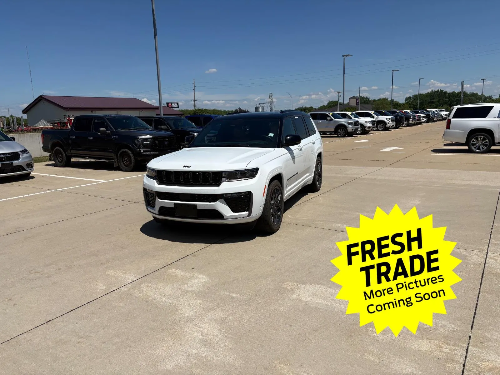 White 2026 Jeep Grand Cherokee L Summit for sale in Charles City, IA