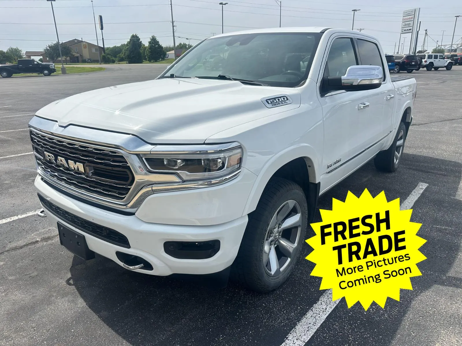 White 2020 Ram 1500 Limited for sale in Charles City, IA