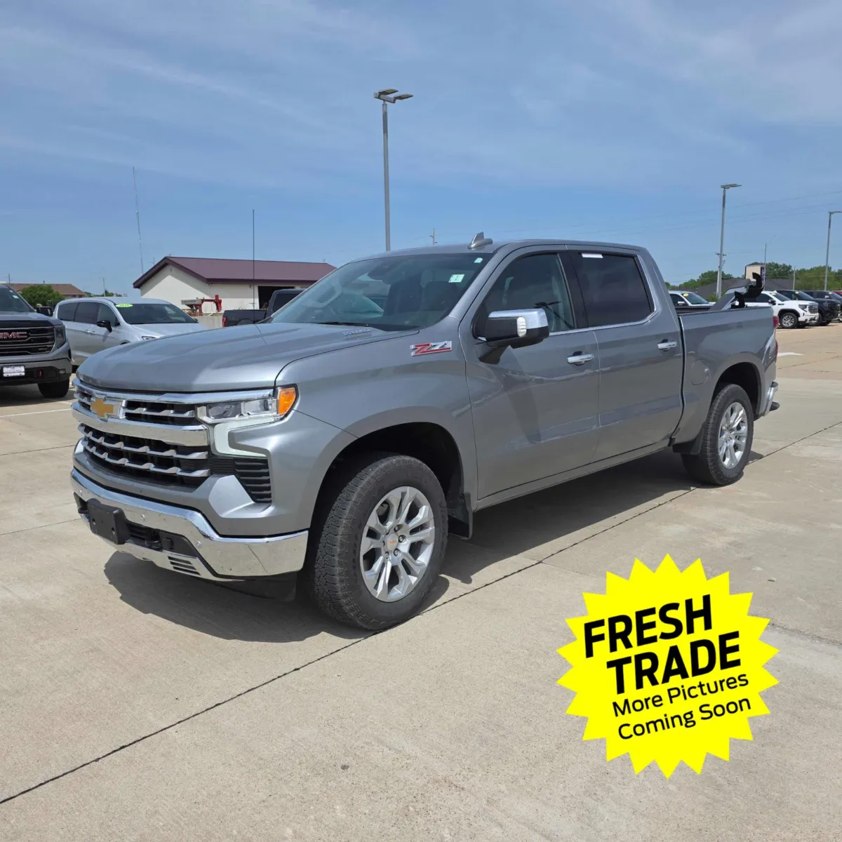 Gray 2025 Chevrolet Silverado 1500 LTZ for sale in Charles City, IA