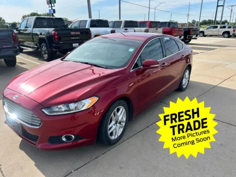 Red 2016 Ford Fusion SE for sale in Charles City, IA